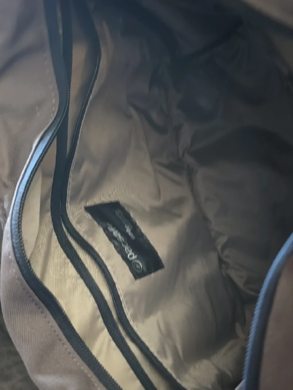 Pacsafe Brown Travel Tote Bag